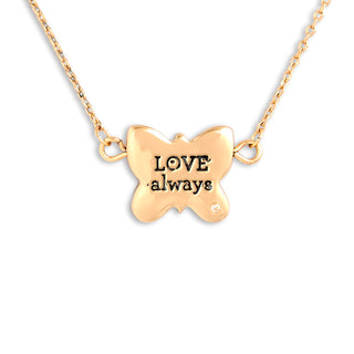 Love Always Artful Butterfly Necklace -16in(+2in e