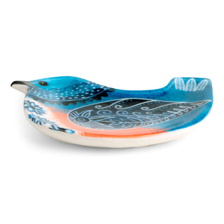 Bluebird Bird Song Trinket Dish - 4in