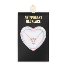 Load image into Gallery viewer, Art Heart Necklace - Dream Big