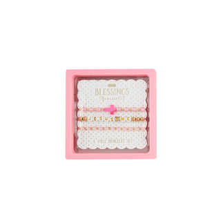 Pink Blessings Beaded Bracelets