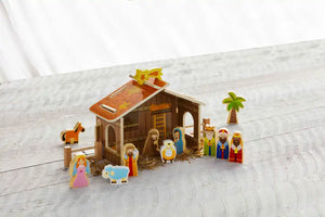 Nativity Set Wood