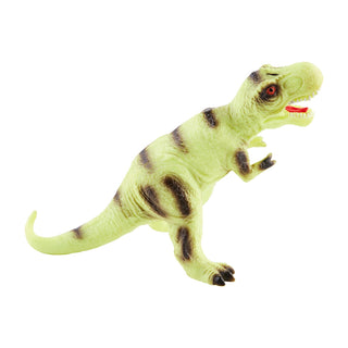Toy green dinosaur figure with sound feature