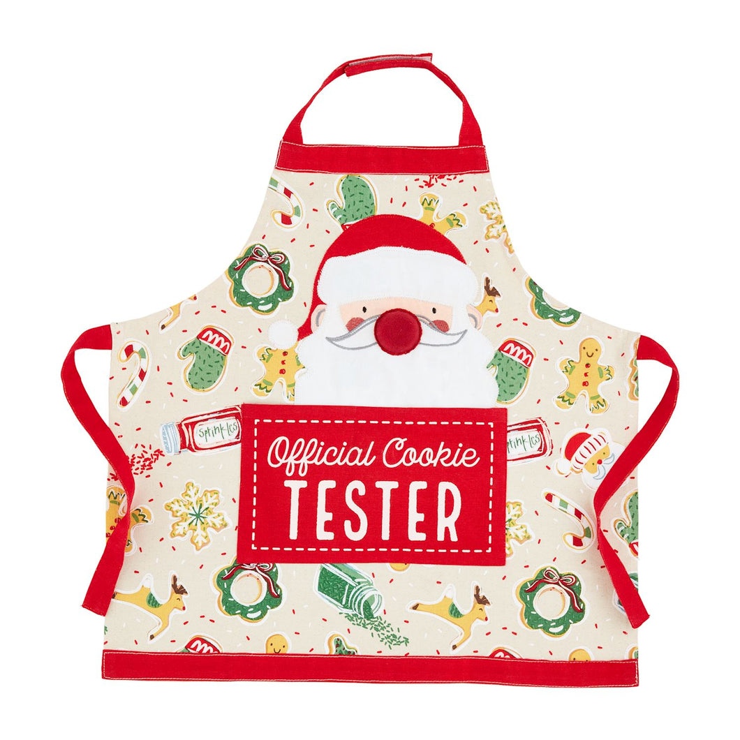 LIGHT UP SANTA APRON