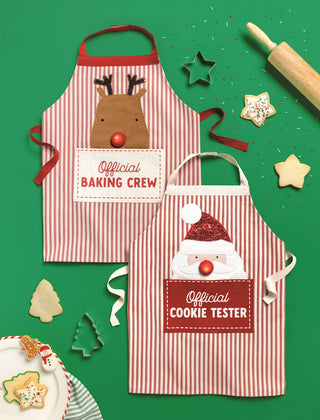 Santa Light-Up Apron Set
