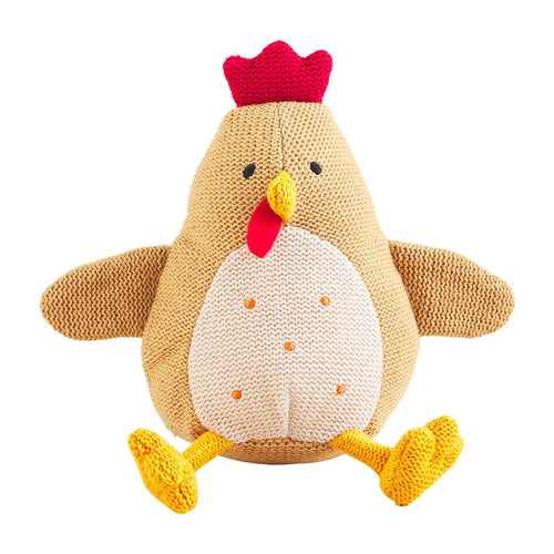 Rooster Farm Knit Rattle