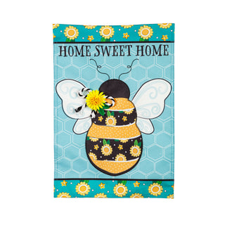 Home Sweet Home Bee House Flag