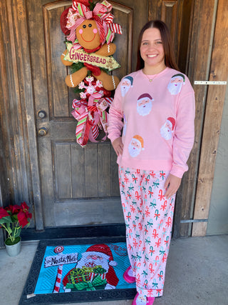 Candy Cane Holiday Pajama Pants