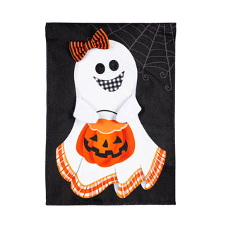 Ghost Reverse Garden Flag