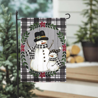 country-snowmen-moire-garden-flag