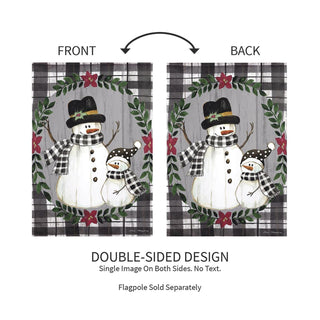 country-snowmen-moire-garden-flag