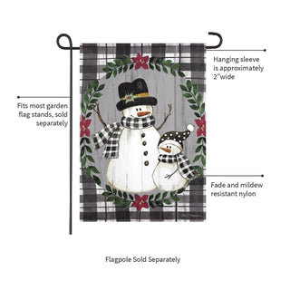 country-snowmen-moire-garden-flag