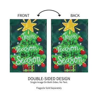 Jesus Is The Reason Applique Garden Flag