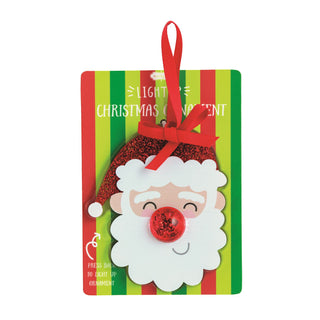 Santa Light-Up Ornament