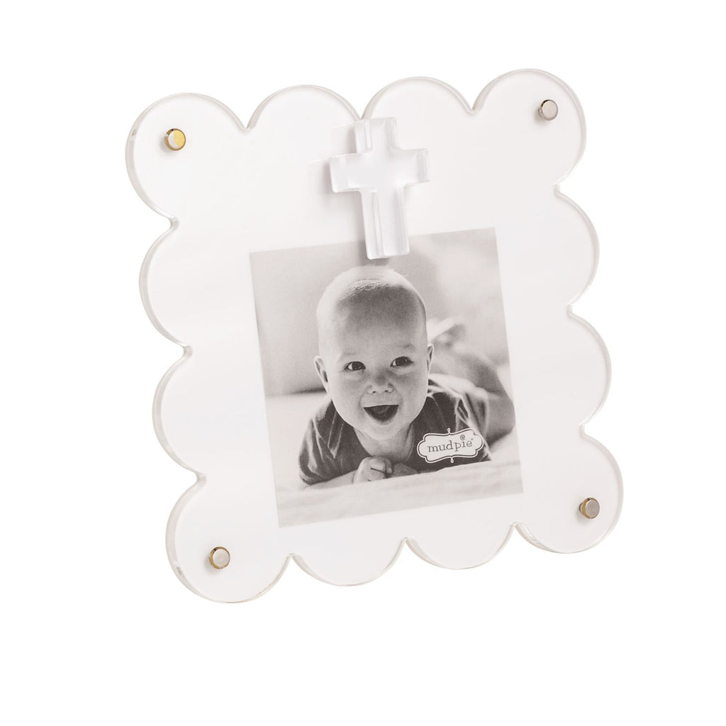 White Acrylic Cross Frame – MainStreet Mercantile