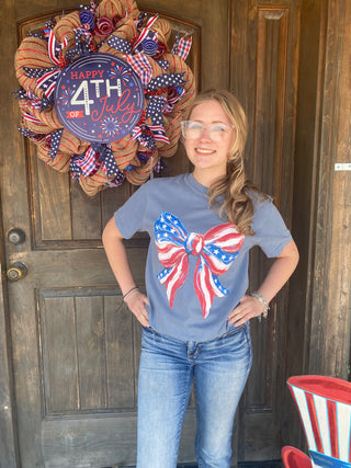 Patriotic Bow Graphic Tee