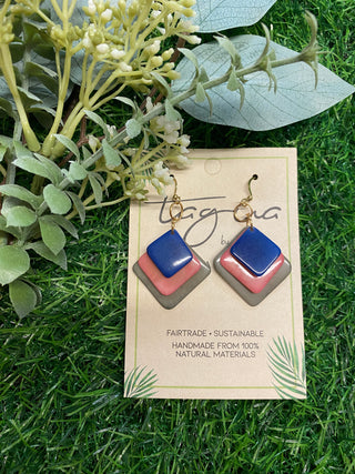 Earrings Minerva Charcoal