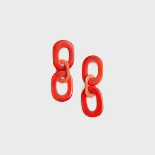Earrings Bri Dangles Coral