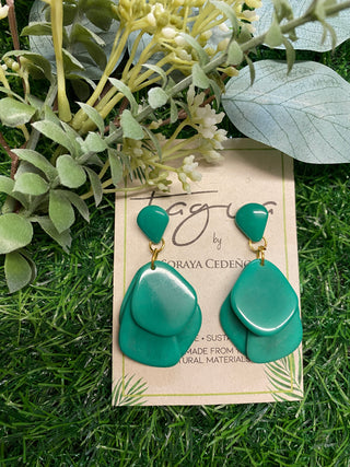 Earrings Lauren Emerald