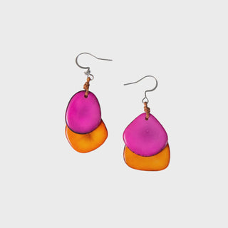Earrings Fiesta Fuchsia Orange