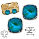 Earring Crystal Stud Sq