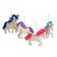 Unicorn Ornament Blue