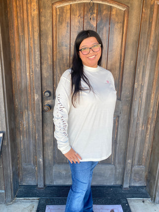 Less Meanies Line Long Sleeve Tee