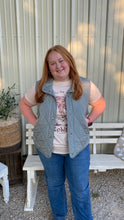 Load image into Gallery viewer, Puffer Vest Sage Plus