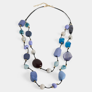 Zora Necklace - Blue Multi