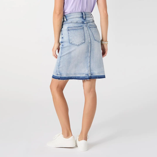Skirt Everstretch w Fray Detail Small