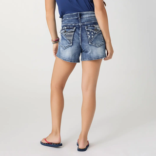 Shorts EverStretch w Stars Embroidered Small