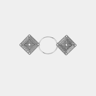 Embrace Patented Fashion Fastener - Textured Square