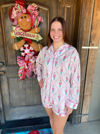 Ellie Set Pink Nutcracker Pajama