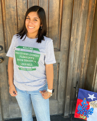 Gods Country Sign Tee