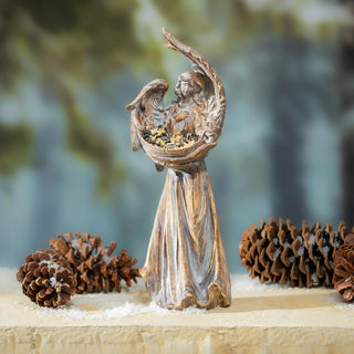 Angel Bird Feeder Resin Bird Feeder