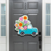 Load image into Gallery viewer, Flower Truck  Door Décor