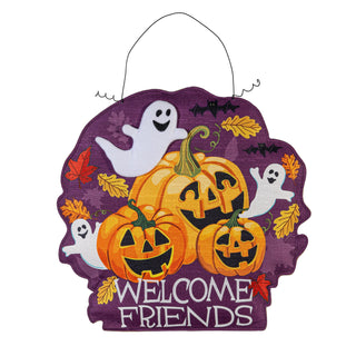 Welcome Friends of Fall/Halloween Double Sided Est