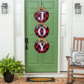 3-piece 'JOY' door decor