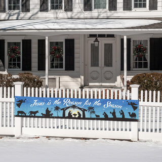 'Jesus is the Reason for the Season' banner