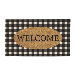 Buffalo Check Welcome Mat