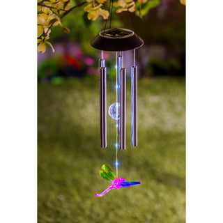 Solar Windchime, Dragonfly, Hummingbird, Butterfly