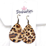 Leopard Teardrop Earrings at MainStreet Mercantile