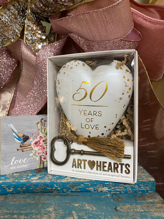 50 Years Art Heart
