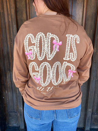 God Is Good Long Sleeve Tee