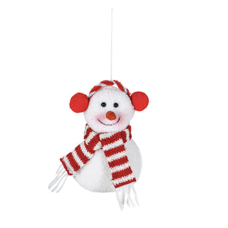fabric snowman ornament