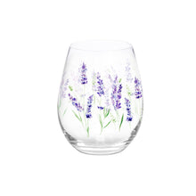 Load image into Gallery viewer, Stemless Glass w/ Box, 17oz, Lavender Fields