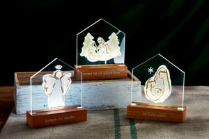 ANGEL LED ACRYLIC XMAS SITTER