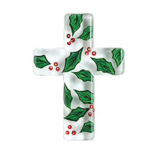 holly-christmas-glass-cross