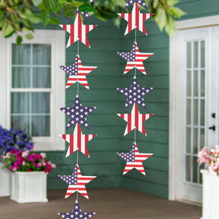 Patriotic Star Hanging Tree Décor