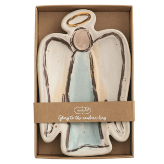 LONG WING ANGEL TIDBIT DISH

Display your holiday treats with a touch of elegance and faith with this charming Angel Tidbit Dish. Crafted from ceramic, this dish is shaped like a peaceful angel with a halo and outstretched wings.