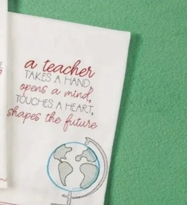 Teacher Towel Globe